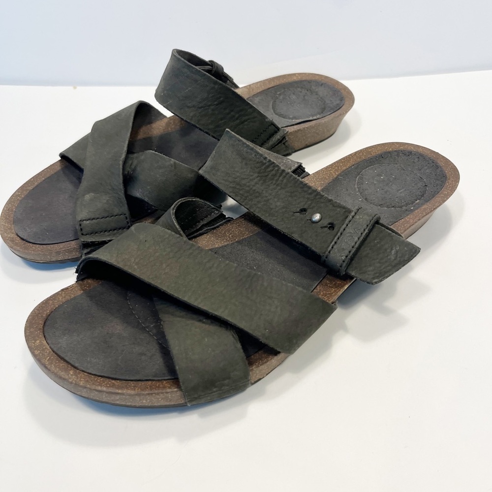 Teva Women Mahonia Slide Sandal foam footbed Black - Picture 10 of 14